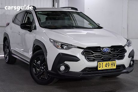 White 2023 Subaru Crosstrek Wagon Awd 2.0L