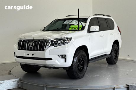 White 2020 Toyota Landcruiser Prado Wagon Gxl
