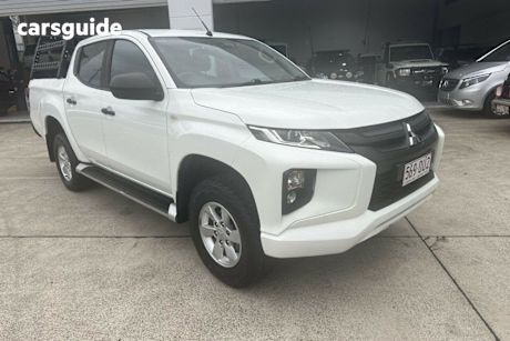 White 2021 Mitsubishi Triton Double Cab Pick Up Glx+ (4X4)