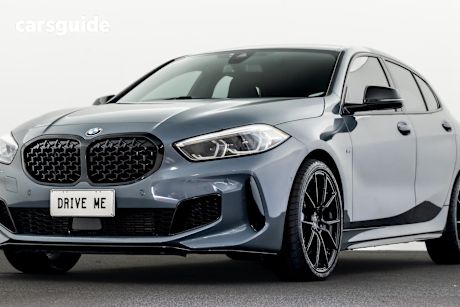 Grey 2021 BMW M135I Hatchback Xdrive