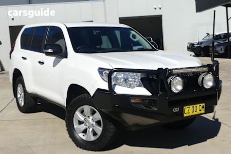 White 2020 Toyota Landcruiser Prado Wagon Gx