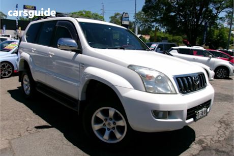 White 2008 Toyota Landcruiser Wagon Gxl (4X4)