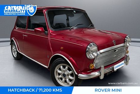 Red 1995 Rover Mini Hatch MAYFAIR