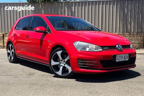 Red 2014 Volkswagen Golf Hatchback Gti