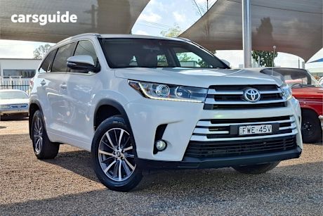White 2017 Toyota Kluger Wagon Gxl (4X2)