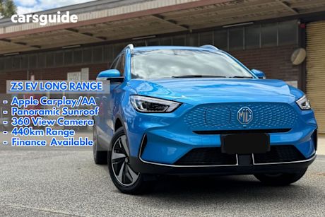 Blue 2024 MG ZS EV Wagon Long Range