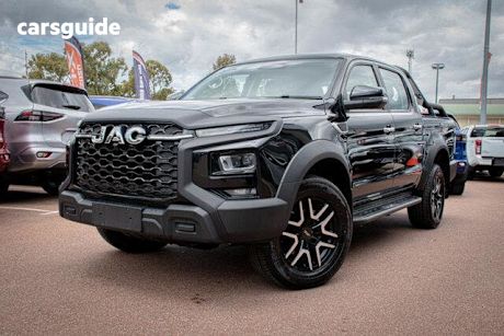 Black 2025 JAC T9 UTE Dual Cab Pick-up Oasis (4X4)