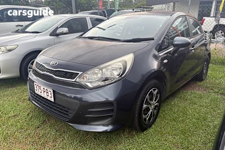 Grey 2015 Kia RIO Hatchback S