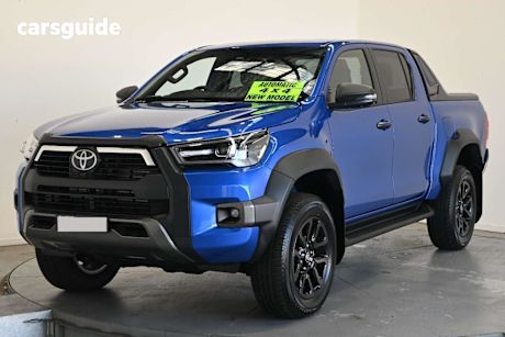 Blue 2022 Toyota Hilux Double Cab Pick Up Rogue (4X4)