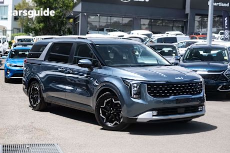 Blue 2025 Kia Carnival Wagon Sport