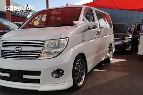 White 2010 Nissan Elgrand OtherCar HIGHWAY STAR