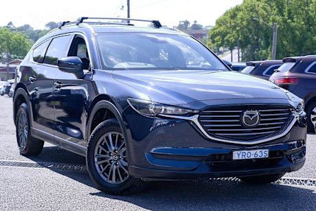 Blue 2022 Mazda CX-8 Wagon Sport (Fwd)