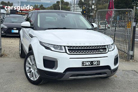 White 2016 Land Rover Range Rover Evoque Wagon Td4 180 Hse