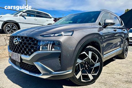 Grey 2022 Hyundai Santa FE Wagon Elite Mpi (2Wd)