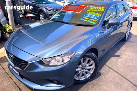 Blue 2014 Mazda 6 Wagon Touring