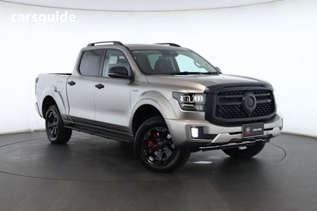 Silver 2025 GWM Cannon Alpha Dual Cab Utility Ultra Phev (4X4)