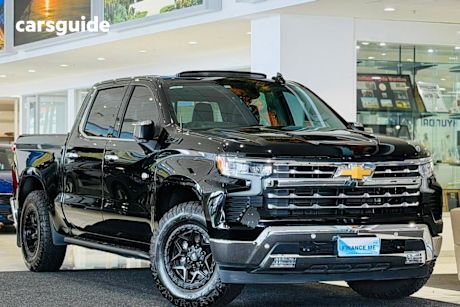 Black 2023 Chevrolet Silverado Crew Cab Pickup 1500 Ltz Premium Tech Pack