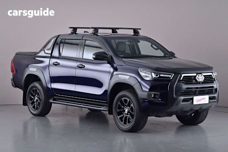 Blue 2022 Toyota Hilux Double Cab Pick Up Rogue (4X4)