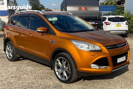 Orange 2016 Ford Kuga Wagon Titanium (Awd)