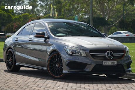 Grey 2016 Mercedes-Benz CLA45 Coupe 4Matic