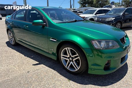 Green 2010 Holden Commodore Sedan Sv6