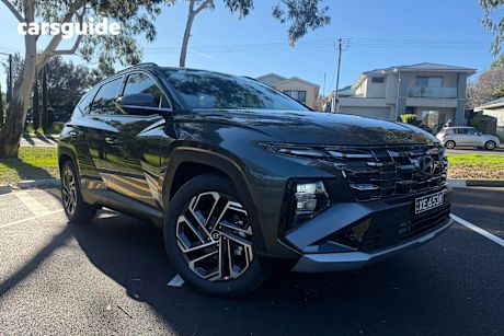 Grey 2025 Hyundai Tucson Wagon Premium Hybrid (Awd)