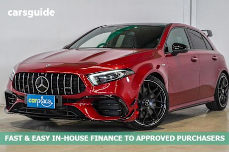 Red 2021 Mercedes-Benz A45 Hatchback S 4Matic+