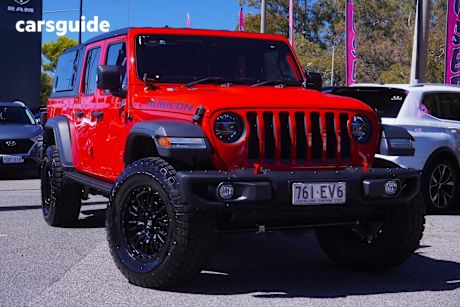 Red 2022 Jeep Gladiator Dual Cab Utility Rubicon (4X4)