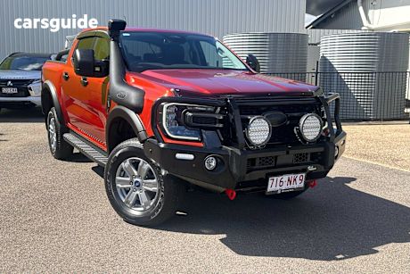 Orange 2022 Ford Ranger Double Cab Pick Up Sport 2.0 (4X4)