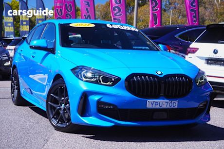 Blue 2021 BMW 118I Hatchback M Sport