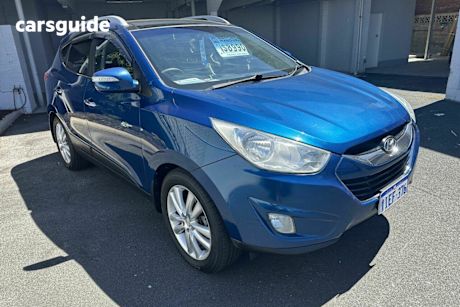 Blue 2010 Hyundai IX35 Wagon Highlander (Awd)