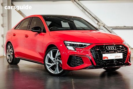 Red 2022 Audi S3 Sedan 2.0 Tfsi Quattro