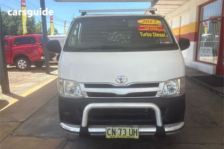 White 2013 Toyota HiAce Van Lwb