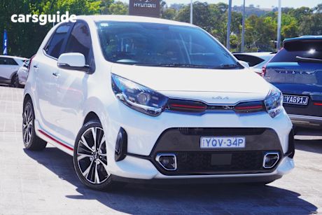 White 2023 Kia Picanto Hatchback Gt (Turbo) (Pe)