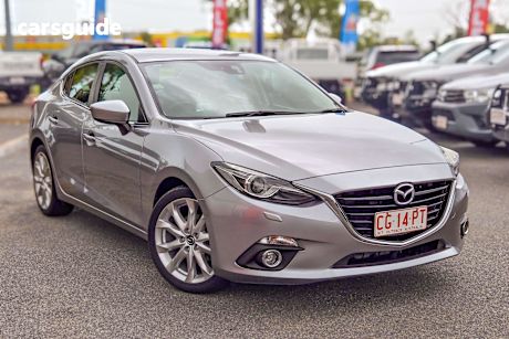 Silver 2015 Mazda 3 Sedan Sp25 Gt