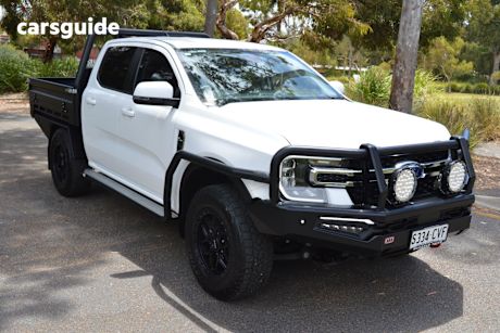 White 2023 Ford Ranger Double Cab Chassis Xlt 3.0 (4X4)