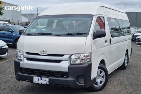 White 2016 Toyota HiAce Bus Commuter