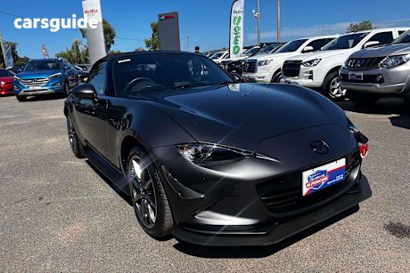 Grey 2021 Mazda MX-5 Convertible Roadster Gt