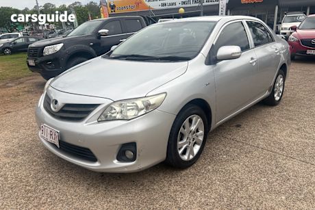 Silver 2011 Toyota Corolla Sedan Ascent Sport