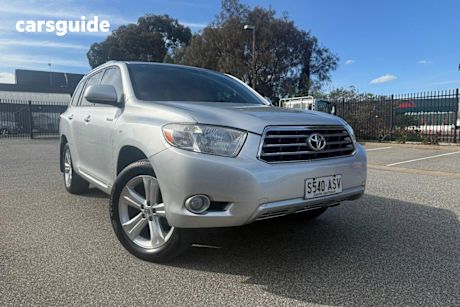 Silver 2008 Toyota Kluger Wagon Grande (Fwd)