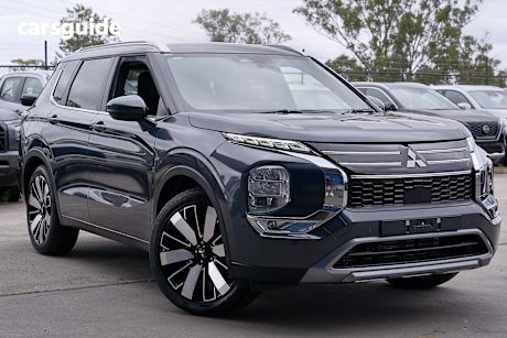 Grey 2025 Mitsubishi Outlander Wagon Aspire 7 Seat (Awd)
