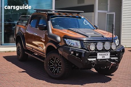 Orange 2016 Nissan Navara Dual Cab Utility St (4X4)