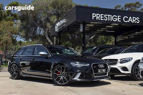 Black 2017 Audi RS6 Wagon Avant Performance