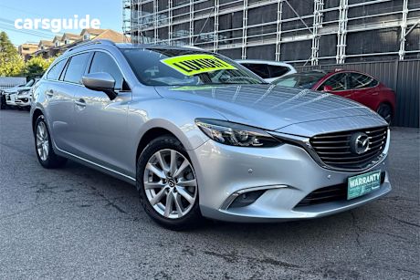 Silver 2016 Mazda 6 Wagon Touring