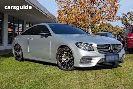 Silver 2017 Mercedes-Benz E220 Coupe D