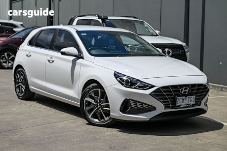 White 2023 Hyundai I30 Hatchback Active