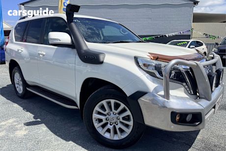 White 2016 Toyota Landcruiser Prado Wagon Vx (4X4)