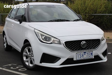 White 2020 MG MG3 Hatchback Core