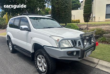 White 2004 Toyota Landcruiser Prado Wagon Gxl (4X4)