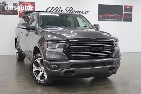 Grey 2022 RAM 1500 Crew Cab Utility Laramie (Hybrid)
